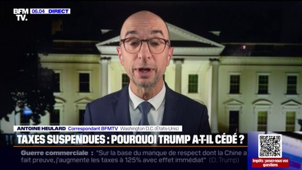 Chute des bourses, risque de crise financière, critiques des grands patrons... Pourquoi Donald Trump a-t-il suspendu ses droits de douane pendant 90 jours,?
