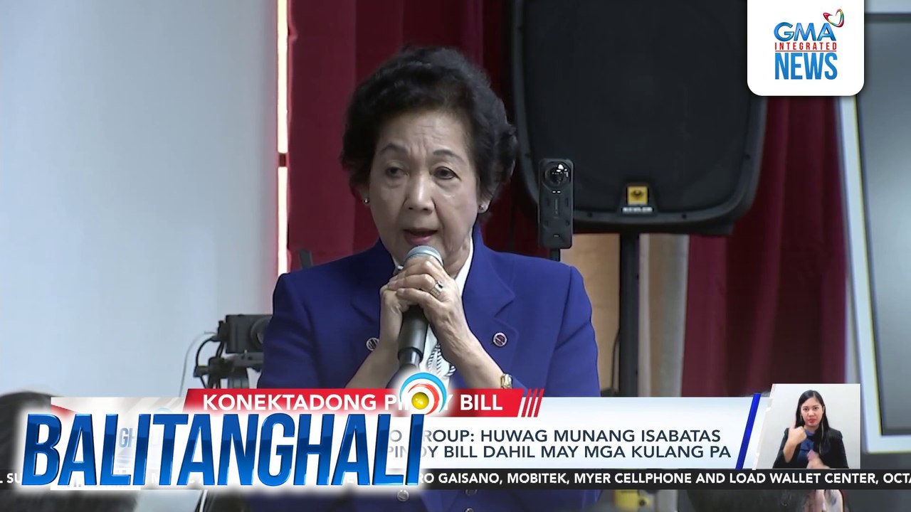 Apela ng ilang Telco group: Huwag munang isabatas ang konektado pinoy bill dahil may mga kulang pa | Balitanghali