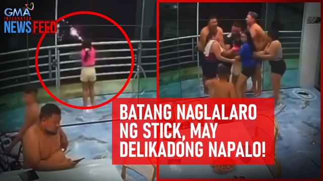 Batang naglalaro ng stick, may delikadong napalo! | GMA Integrated Newsfeed