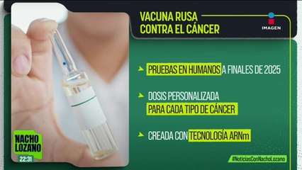 Vacuna rusa contra el cáncer se prepara para ensayos en humanos en 2025