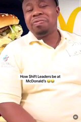 How Shift Leaders be at McDonald's