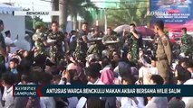 Antusias Warga Bengkulu Makan Akbar Bersama Wilie Salim