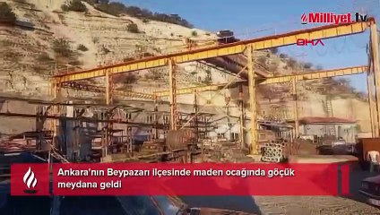 Ankara'da maden ocağında göçük: 13 yaralı