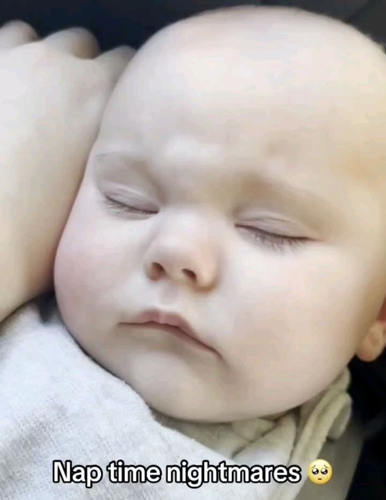 Baby having nightmares