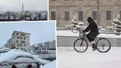 Kar yağışı etkili oldu, nisan ayında birçok kent beyaz örtüyle kaplandı: Meteoroloji'den yeni uyarı
