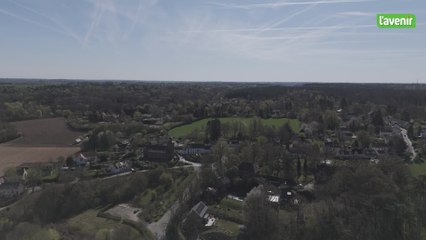 Le Brabant wallon vu du ciel : Couture-Saint-Germain, au coeur de la vallée de la Lasne