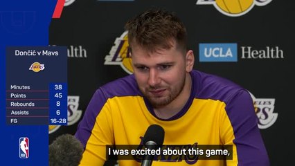 'Both happy and angry' - Doncic reflects on emotional Dallas return