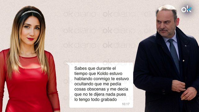 La Miss Asturias a Ábalos por WhatsApp: Koldo me pedía cosas obscenas y lo tengo grabado