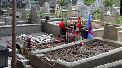Bıçaklı saldırıda hayatını kaybeden Minguzzi'nin kabri tahrip edildi
