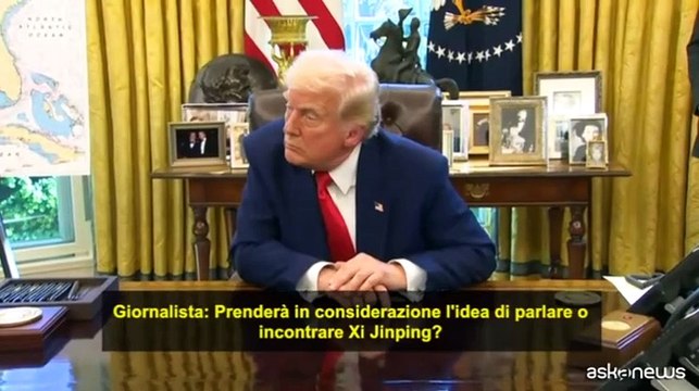 Trump: su dazi accordo possibile con tutti, compresa la Cina