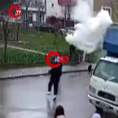 Camiye girip yangın tüpüyle oynadılar: 2 çocuk gazdan etkilendi