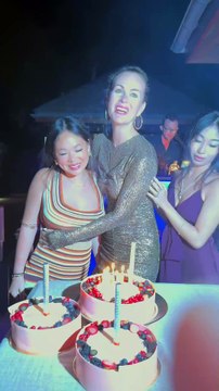 Exclusif - Vidéos - Anniversaire de Laeticia Hallyday à Saint-Barth, France. Agence/Bestimage