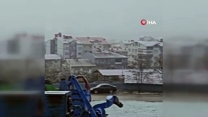 Adana'da nisan ayında kar yağdı