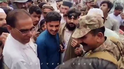 Peoples and army. Brigade Commander Bannu Wins Hearts | No Protocol Visit Among Public