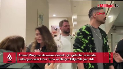 Ünlü Oyuncular Onur Tuna ve Belçim Bilgin, Ahmet Minguzzi Davasına Destek Oldu 🎬