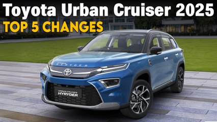 2025 Toyota Urban Cruiser Hyryder में हुए हैं ये 5 बड़े बदलाव!