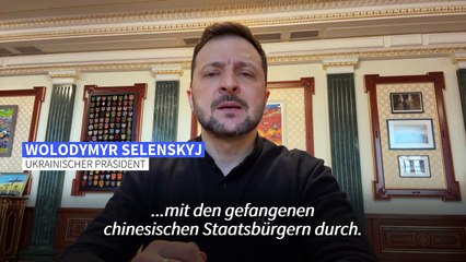 Selenskyj: Russland verwickelt China in den Ukraine-Krieg