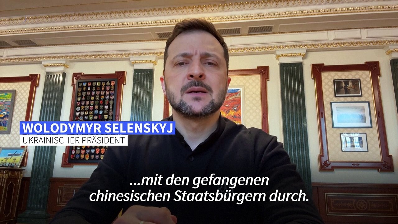 Selenskyj: Russland verwickelt China in den Ukraine-Krieg