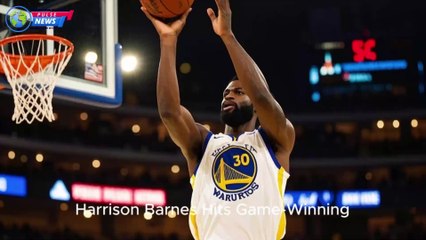 Horry Scale Moment!  Harrison Barnes Hits Game-Winning 3 to Stun Warriors
