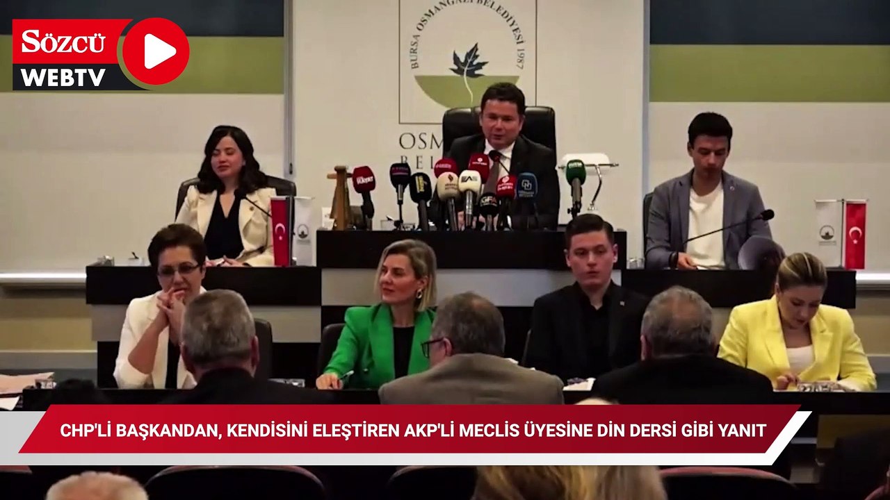 CHP'li başkandan, kendisini eleştiren AKP'li meclis üyesine din dersi gibi yanıt