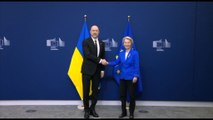 Von der Leyen riceve a Bruxelles il premier ucraino Shymal