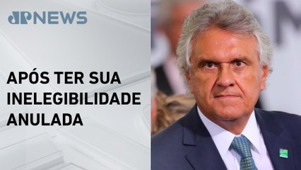 Caiado diz esperar disputar segundo turno com Lula em 2026