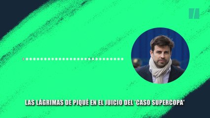 El audio de Piqué llorando durante su declaración en el juicio por el contrato de la Supercopa