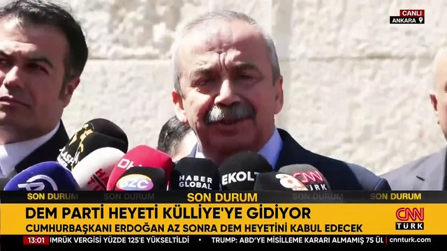 SON DAKİKA! Cumhurbaşkanı Erdoğan DEM heyetini kabul etti... Pervin Buldan: Barışa vesile olmasını istiyoruz, yazılı açıklama yapabiliriz