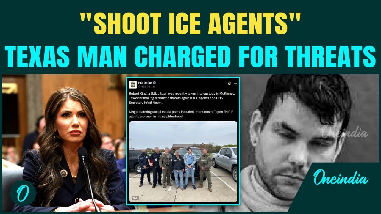 No Bail: Robert King Arrested For Online Threats Targeting Ice And DHS Chief Kristi Noem
