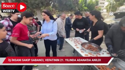 İş insanı Sakıp Sabancı, vefatının 21. yılında Adana'da anıldı