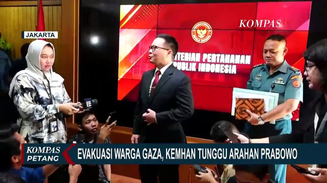 Evakuasi Warga Gaza ke Indonesia, Kemhan: Tunggu Arahan Presiden Prabowo