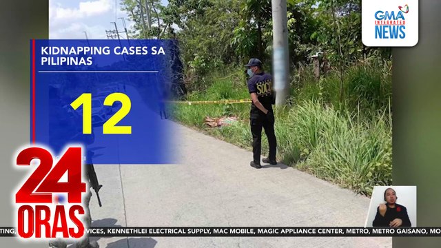 Sunud-sunod na insidente ng kidnapping sa bansa, patuloy na iniimbestigahan ayon sa Malacañang | 24 Oras