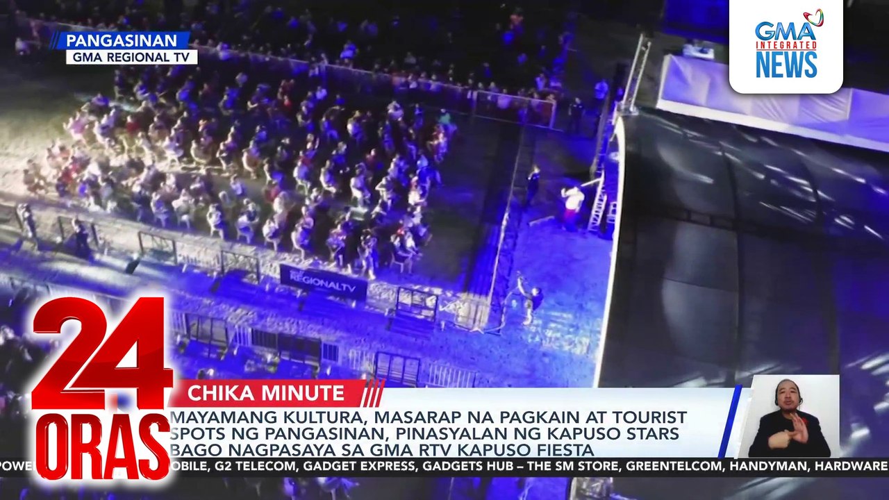 Mayamang kultura, masarap na pagkain at tourist spots ng Pangasinan, pinasyalan ng Kapuso stars bago nagpasaya sa GMA RTV Kapuso Fiesta | 24 Oras