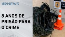 Senado aprova aumento de pena para furtos de cabos