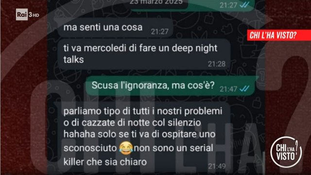 L'assassino di Ilaria Sula chattava con un'altra ragazza: «Non avere paura, non sono un serial killer...»
