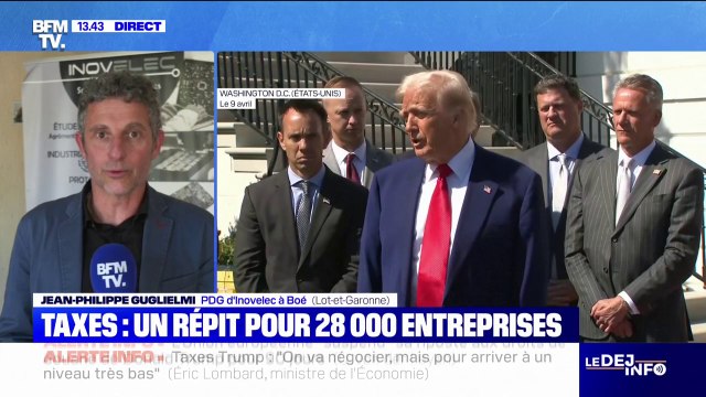 Suspension des droits de douane: L'incertitude, ce n'est jamais très bon, mais il faut s'adapter , assure ce chef d'entreprise