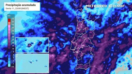 Tempestade Olivier em Portugal: IPMA emite aviso amarelo de precipitação para estes 10 distritos