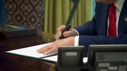 'I like to take a nice shower to take care of my beautiful hair' - Trump rolls back Biden water regulations