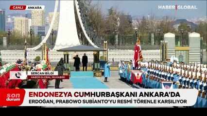 Endonezya Cumhurbaşkanı Ankara’da Gökbey'lerle karşılandı