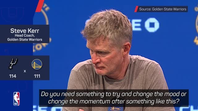 'Everyone's vulnerable in the NBA' - Kerr reflects on 'tough' Warriors loss