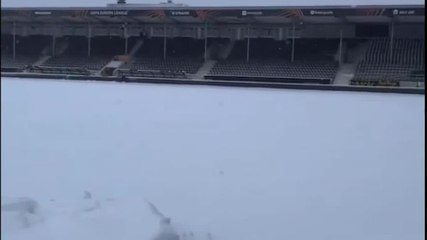 Lazio, guarda che neve! Le immagini da Bodø in vista della sfida di Europa League