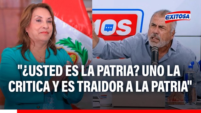 Nicolás Lúcar a Dina Boluarte: ¿Usted es la patria? Uno la critica y es traidor a la patria