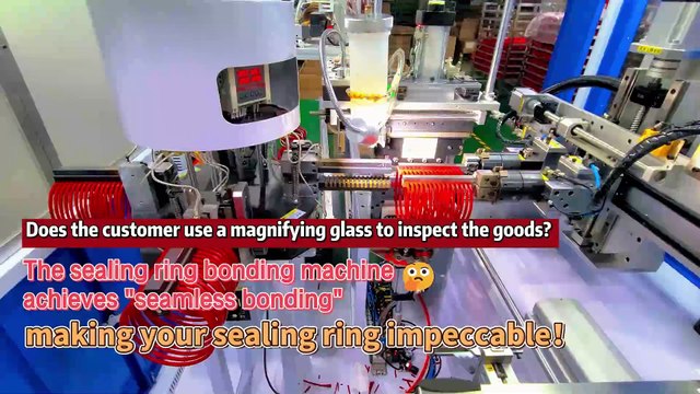Sealing ring bonding machine overcomes industry inspection difficulties with seamless bonding