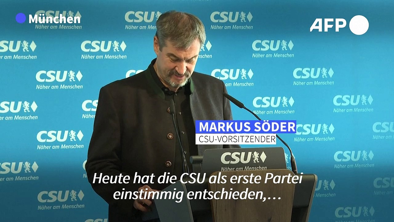 CSU stimmt Koalitionsvertrag von Union und SPD im Bund zu