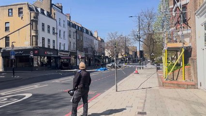 Four injured as car smashes into cafe on busy road in Islington