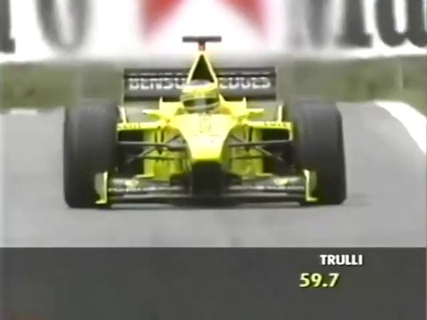 F1 – Heinz-H. Frentzen, Jarno Trulli (Jordan Mugen-Honda V10) action in qualifying – Austria 2000