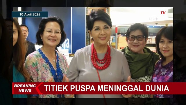 Titiek Puspa Meninggal Dunia dalam Usia 87 Tahun, Ini Penyebabnya