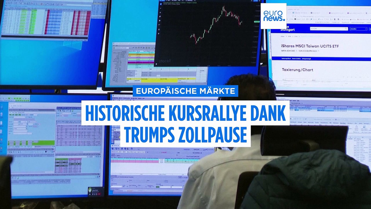 Historische Kurs-Rallye nach Trumps Zollpause