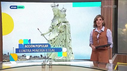 En riesgo el monumento a la Virgen del Socavón de Oruro por la minería ilegal en el cerro