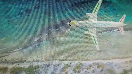 aeroplane in the sky